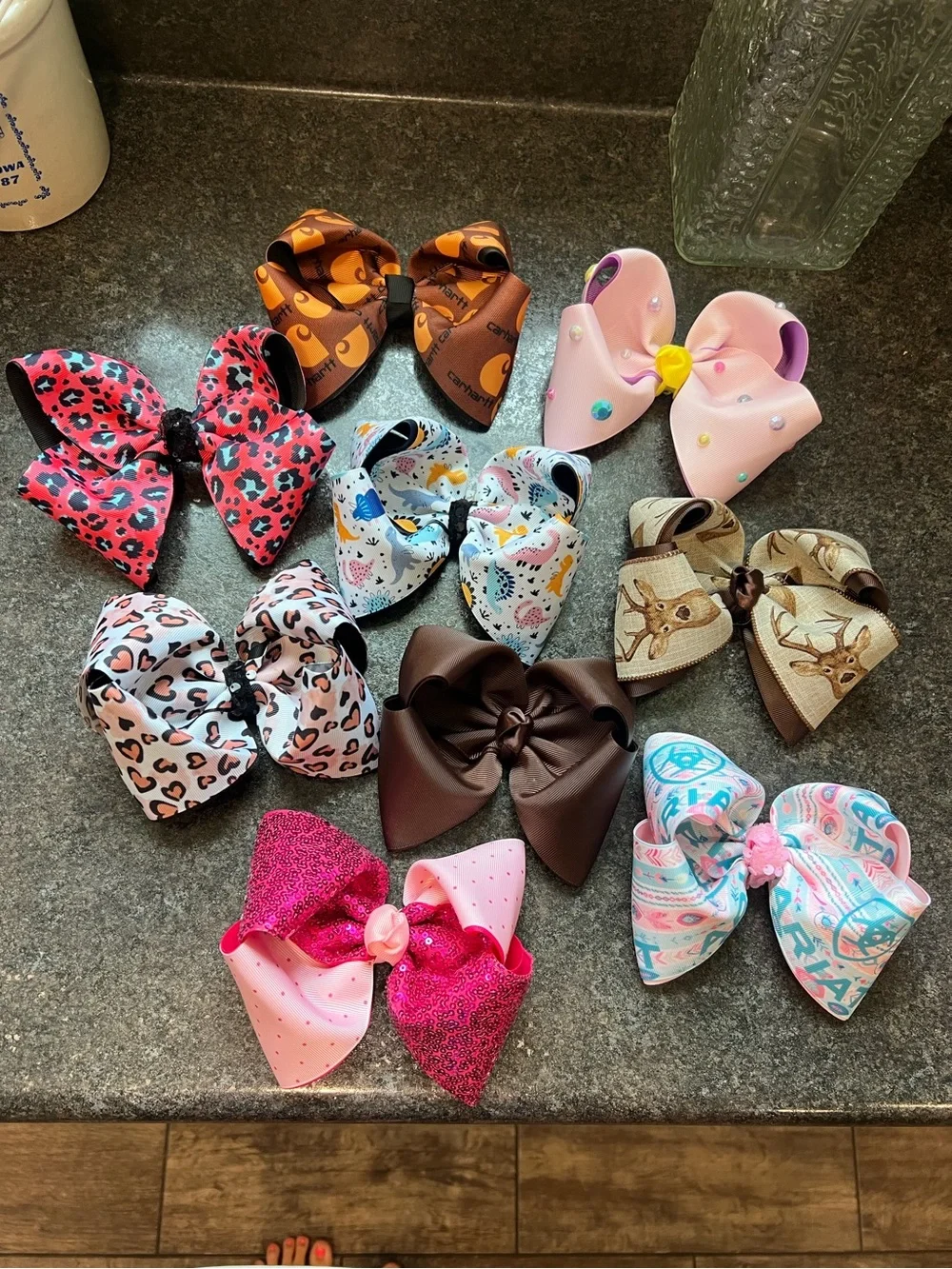 Boutique Hair Bow Lot!